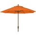 Arlmont & Co. Maria 9' Market Sunbrella Umbrella Metal in Orange | 96 H in | Wayfair F16FFB27815C40A8BD18DD8D96F52762