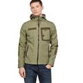 G-STAR RAW Men's Grizzer Hooded Overshirt Jacket, Green (sage 724), X-Small