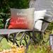 East Urban Home Follow Your Heart Indoor/Outdoor Throw Pillow Polyester/Polyfill blend in Red | 16 H x 16 W x 3 D in | Wayfair