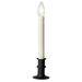 The Holiday Aisle® Dual Intensity Battery Operated LED Adjustable Unscented Flameless Candle Plastic in Black | 13 H x 2.5 W x 2.5 D in | Wayfair