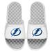 Men's ISlide White Tampa Bay Lightning Primary Logo Slide Sandals