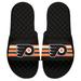 Men's ISlide Black Philadelphia Flyers Stripe Logo Slide Sandals