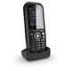 Snom M80 IP Office DECT Robustes Mobilteil EU / USA, VoIP, SIP, Bluetooth, IP65, HD, Alarmschlüssel, Vibration, Perfekt für den Außenbereich, Schwarz, 00004424