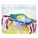 Highland Dunes Polyester Crawling Crab Wall Hanging Polyester in White | 30 H x 24 W in | Wayfair 16F28D1DBAC7427EA748FD5747C2B43A