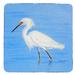 Highland Dunes Stalking Snowy Egret Coaster, Rubber | 4 D in | Wayfair 7CA120154B614876BE72D769022135DF