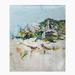 Highland Dunes Ranstead Trees and Beach Throw Polyester in Gray/White | 50 W in | Wayfair 54069108BC894C8494EFBCB868D15601