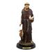Winston Porter Latimore Holy Catholic Saint Francis Of Assisi w/ Dove & Deer Figurine Resin in Brown/Gray | 12.25 H x 5.5 W x 5.25 D in | Wayfair