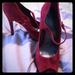 Nine West Shoes | Nine West Mary Jane Peep Toe Pumps | Color: Red | Size: 7.5