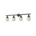 Innovations Lighting Bruno Marashlian Small Bell 42 Inch 4 Light Bath Vanity Light - 215-OB-G54