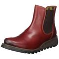 Fly London Women's Salv Chelsea Boots, Red, 2.5 UK