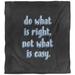 East Urban Home Do What Is Right Quote Single Duvet Cover Microfiber in Blue | Queen Duvet Cover | Wayfair 5A0904F2E04D46B8BBEDAA2AACC1DC6D