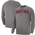 Men's Nike Heather Gray Ohio State Buckeyes Club Fleece Sweatshirt