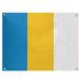 East Urban Home Polyester La Power Tapestry Polyester in Blue/White/Yellow | 59 H x 50 W in | Wayfair 4E63C9402475456EB59DB113F9F1F167