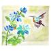 Highland Dunes Polyester Hummingbird Wall Hanging Polyester in Green | 30 H x 24 W in | Wayfair 0A761626002543D68C69B8F47BCB014B