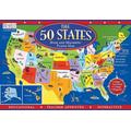 The 50 States Book And Magnetic Puzzle Map