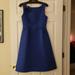 Kate Spade Dresses | Kate Spade Rambling Roses V-Back Structured Dress | Color: Blue | Size: 4