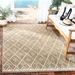 Brown/White 31 x 0.2 in Indoor/Outdoor Area Rug - Wade Logan® Arneshia Striped Navy/Gray Indoor/Outdoor Area Rug | 31 W x 0.2 D in | Wayfair