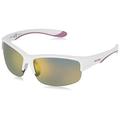 ALPINA FLEXXY YOUTH HR - Verspiegelte und Bruchsichere Sonnenbrille Mit 100% UV-Schutz Für Kinder, white purple matt, One Size