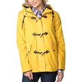 Rydale Ladies Cayton II Toggle Jacket Raincoat Womens Hooded Stripe Yellow Purple Coat