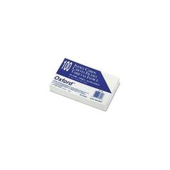 Esselte 3 x 5 in. Blank Index Card - White, 100 Sheets