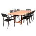 Amazonia Oosterdam 9 Piece Rectangular Patio Dining Set - International Home 542_8PORTBYRON