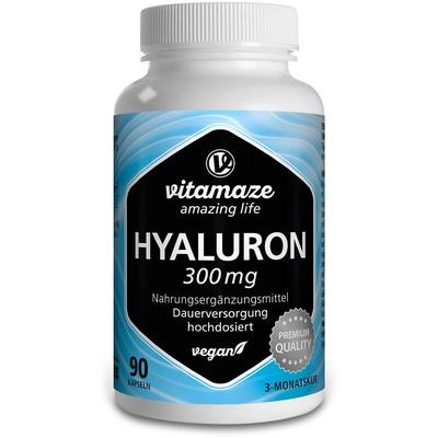 Hyaluronsäure 300 mg hochdosiert vegan Kapseln 90 St Image