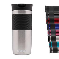 Contigo Thermobecher Byron Snapseal, Edelstahl Isolierbecher, Kaffebecher to go, auslaufsicher, spülmaschinenfester Deckel BPA-frei, 470 ml, 1 Stück (1er Pack)