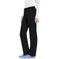 CHEROKEE Women's Infinity Low-Rise Slim Pull-On Scrub Pant - Black - Medium