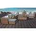 Laguna 14 Piece Outdoor Wicker Patio Furniture Set 14a in Grey - TK Classics Laguna-14A-Grey
