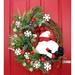 The Holiday Aisle® 24" Wreath Silk in Green | 24 H x 24 W x 6 D in | Wayfair 5DED42AC755B462986E730CE9502F1CE