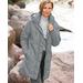 Blair Women's Rushmore Water-Resistant Quilted Parka - Grey - 2XL - Womens
