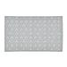 White 36 x 0.4 in Area Rug - East Urban Home Hand Drawn Triangles Gray/Blue Area Rug Chenille | 36 W x 0.4 D in | Wayfair