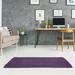 Indigo 108 x 0.4 in Area Rug - East Urban Home Reg Patterns Alternate Hexagonal Lattice Purple Area Rug Chenille | 108 W x 0.4 D in | Wayfair