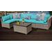 Monterey 6 Piece Outdoor Wicker Patio Furniture Set 06a in Aruba - TK Classics Monterey-06A-Aruba