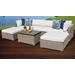 Monterey 7 Piece Outdoor Wicker Patio Furniture Set 07b in Sail White - TK Classics Monterey-07B-White