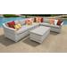 Fairmont 7 Piece Outdoor Wicker Patio Furniture Set 07b in Beige - TK Classics Fairmont-07B-Beige