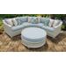 Fairmont 4 Piece Outdoor Wicker Patio Furniture Set 04a in Spa - TK Classics Fairmont-04A-Spa