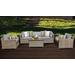 Monterey 6 Piece Outdoor Wicker Patio Furniture Set 06b in Grey - TK Classics Monterey-06B-Grey