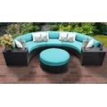 Barbados 6 Piece Outdoor Wicker Patio Furniture Set 06c in Aruba - TK Classics Barbados-06C-Aruba