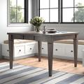 Mellon Counter Height Extendable Dining Table Wood in Brown/Gray Laurel Foundry Modern Farmhouse® | 36 H in | Wayfair