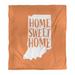 East Urban Home Indiana Home Sweet Single Duvet Cover Microfiber in Orange | Twin Duvet Cover | Wayfair BD35553423EC4A458BFF68EAAB9545CD