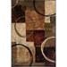 Gray 64.96 x 46.06 x 0.43 in Area Rug - Lark Manor™ Geovany Abstract Brown/Black Area Rug Polypropylene | 64.96 H x 46.06 W x 0.43 D in | Wayfair