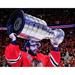 Corey Crawford Chicago Blackhawks Unsigned 2015 Stanley Cup Champions Raising Photograph