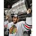Brent Seabrook Chicago Blackhawks Unsigned 2010 Stanley Cup Champions Raising Photograph