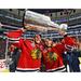 Patrick Kane & Jonathan Toews Chicago Blackhawks Unsigned 2015 Stanley Cup Champions Raising Photograph