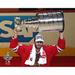 Niklas Hjalmarsson Chicago Blackhawks Unsigned 2015 Stanley Cup Champions Raising Photograph