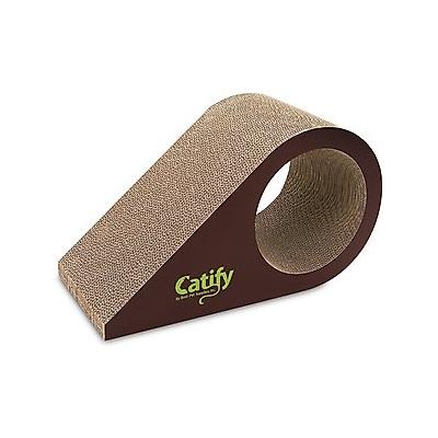 Best Pet Supplies Catify Droplet Cardboard Catnip Scratcher Cat Toy