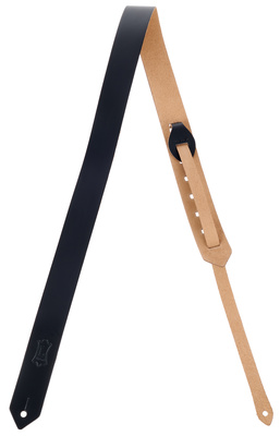 Levys Leather Strap 1,5" BK