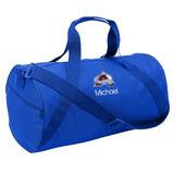 Youth Royal Colorado Avalanche Personalized Duffle Bag