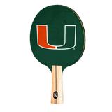 Miami Hurricanes Logo Table Tennis Paddle